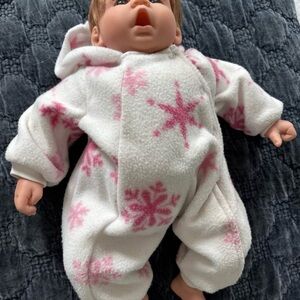 FAO Schwarz Doll with Soft Brown Hair and Blue Eyes